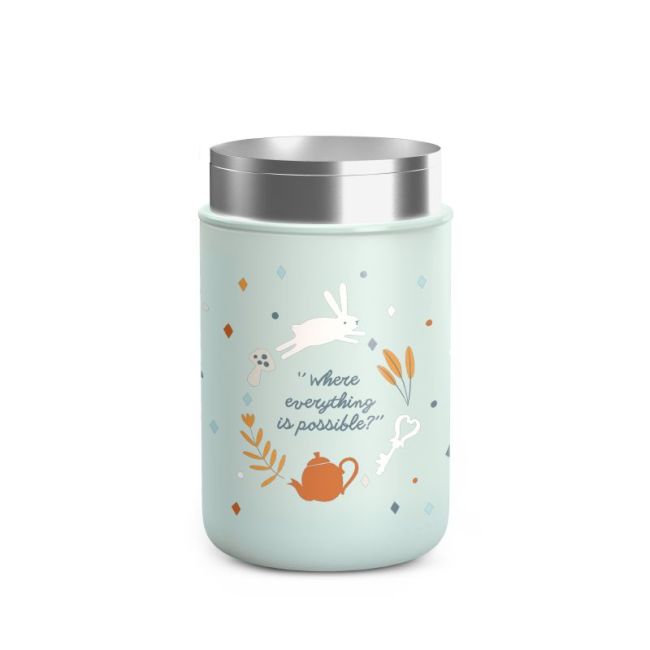 Termo Para Papas 400ml Wonderland Liberty - Azul