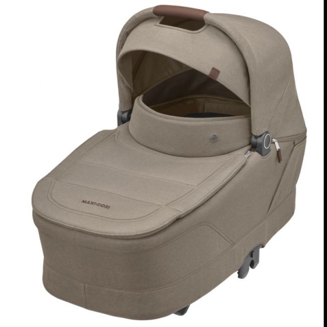 MC SENSE CARRYCOT TWILLIC TRUFFLE (BROWN LEATHER)