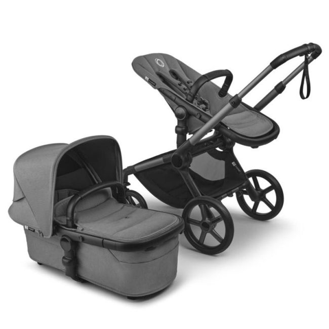 BUGABOO FOX 5 RENEW COMPLETO GRAFITE/CINZA LUA-CINZA LUA