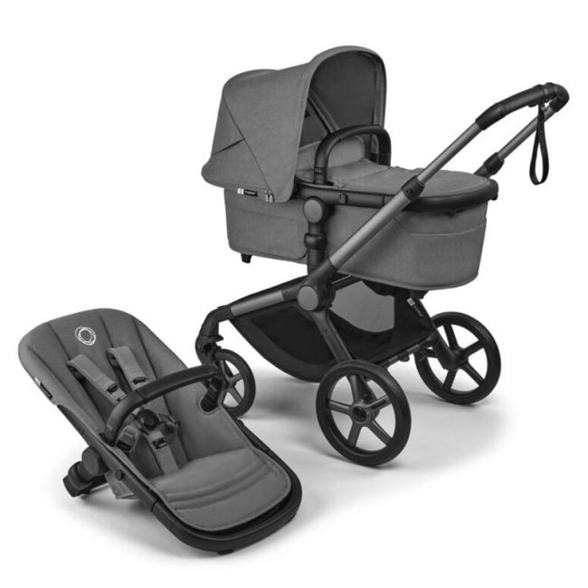 BUGABOO FOX 5 RENEW COMPLETO GRAFITE/CINZA LUA-CINZA LUA