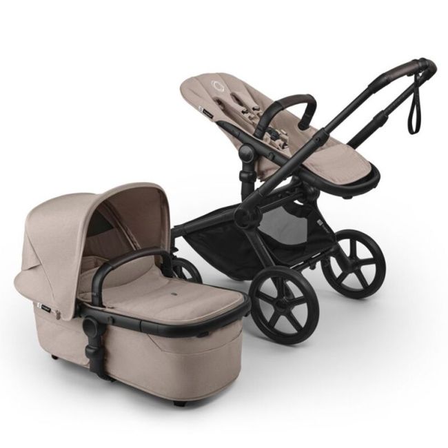 Carrito Bugaboo Fox 5 Renew Negro-Desert Taupe Melange- Desert Taupe Melange