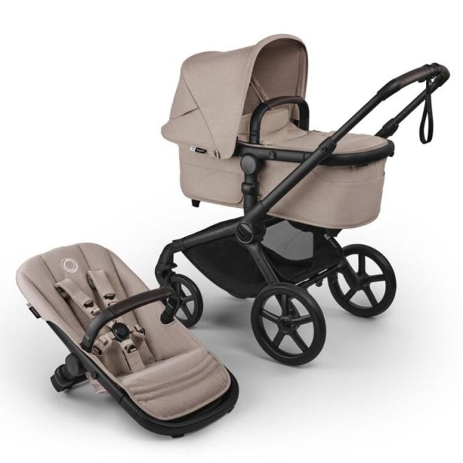 Carrito Bugaboo Fox 5 Renew Negro-Desert Taupe Melange- Desert Taupe Melange