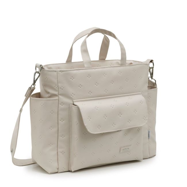 Bolsa Maternal Pack Spring Creme 16X43X37 Cm