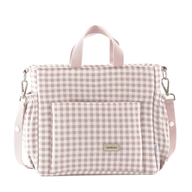 Bolso Maternal Pack Vicky Rosa 16X43X37 Cm