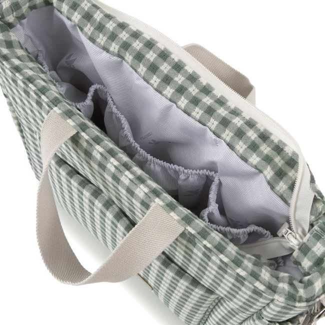 Bolsa Maternal Pack Vicky Verde 16X43X37 Cm