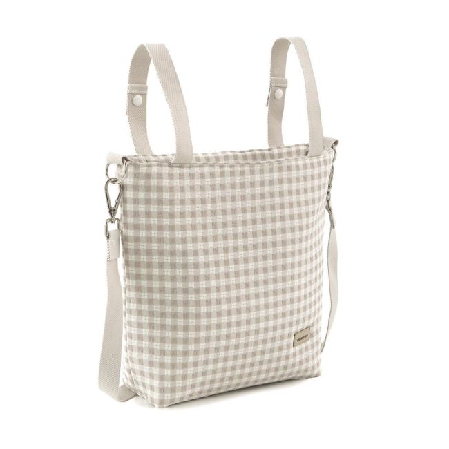 Bolsa Talega Vicky Bege 12X40X35 Cm