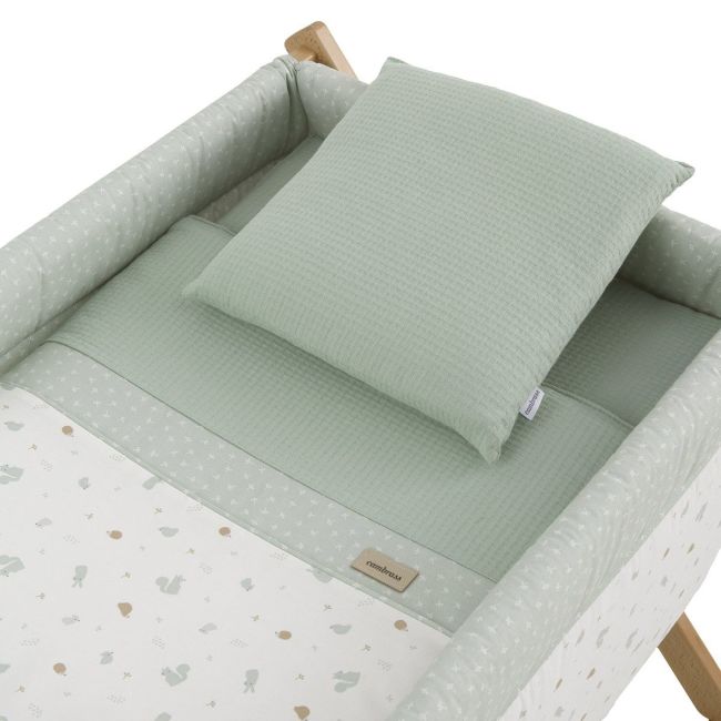 Minicuna Tesoura Madeira Ardi Verde/Natural 55X87X74 Cm