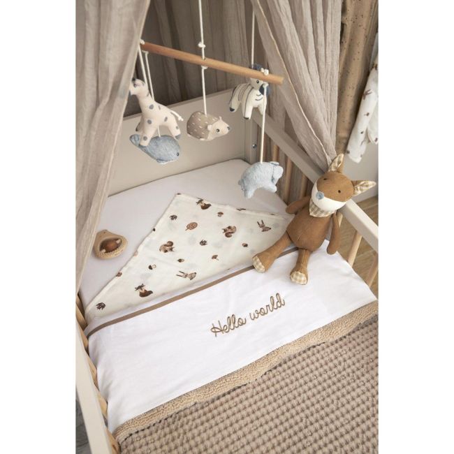 Muselina Mediana Pack De 3 70X70 Cm Me-Forest Animals Toffee