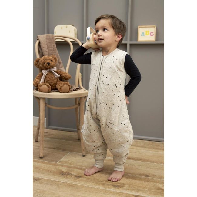 Pijama Sem Mangas Forrado Canale Tog 2.0 80 Merib Mini Spot Sand Melange