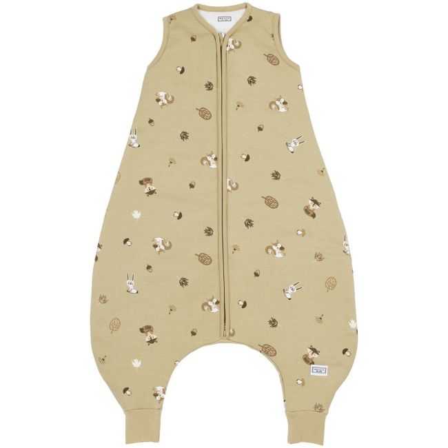 Pijama Sin Mangas Forrado Punto Tog 2.0 80 Cm Me-Forest Animals Sand