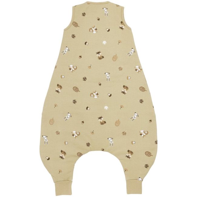 Pijama Sem Mangas Forrado Ponto Tog 2.0 80 Cm Me-Forest Animals Sand