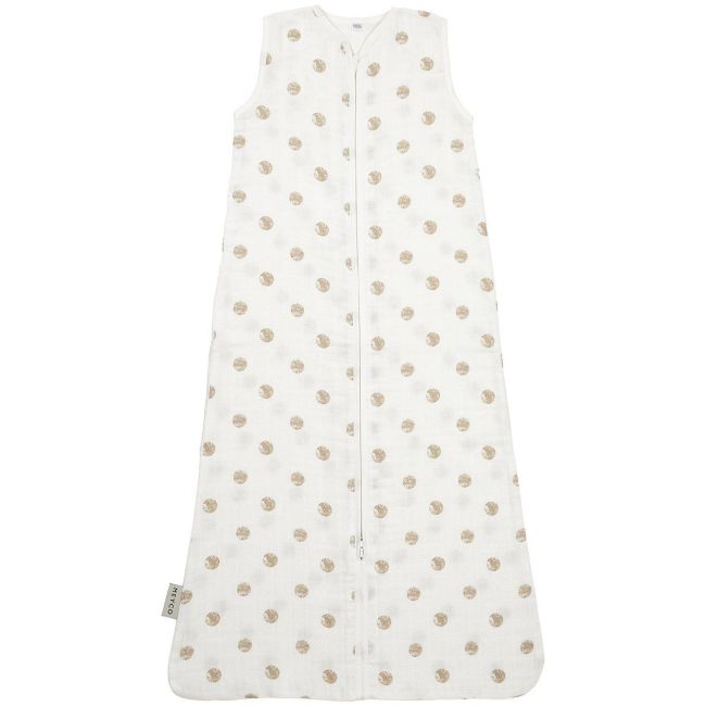 Saco de Dormir Sem Mangas Musselina Tog 0.3 70 Cm Me-Dots Sand