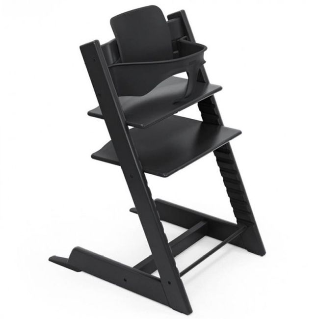 Trona Evolutiva Stokke Tripp Trapp - Silla Negra