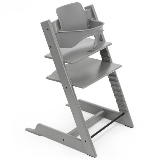 Trona Evolutiva Stokke Tripp Trapp - Silla Gris Tormenta